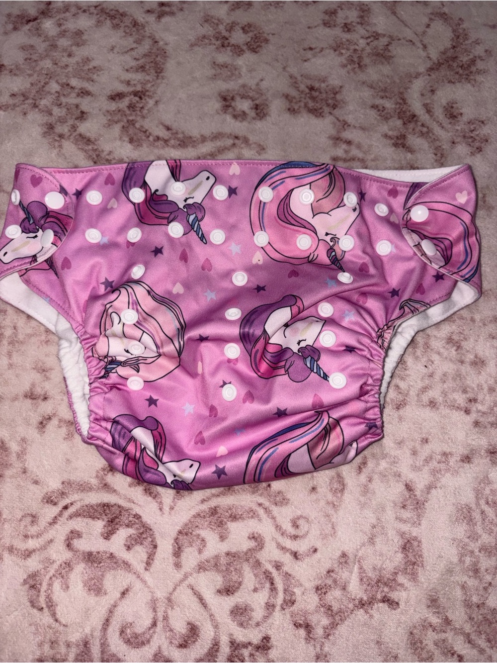 Girls Reusable Washable Diaper Adjustable Special Needs Bedwetting Size 4-6